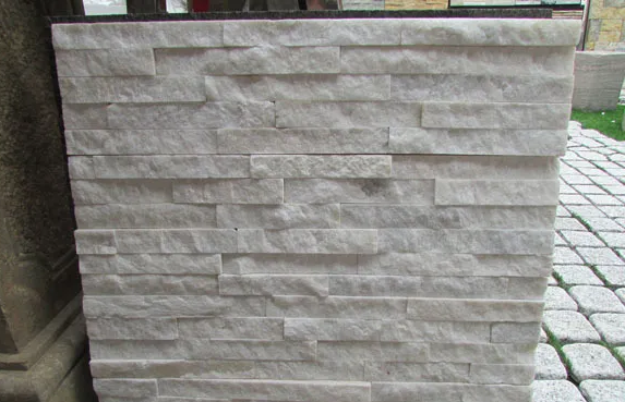 Dekorativen kamen - Kamnita obloga Pearl White (bela)