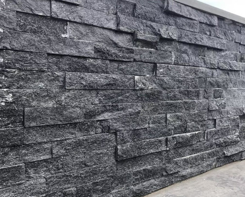 Dekorativen kamen - Kamnita obloga black quartzite